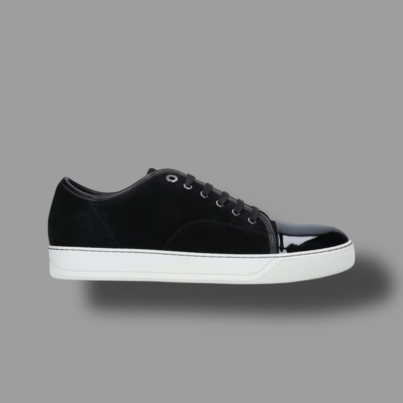 dbb1 velvet patent cap toe