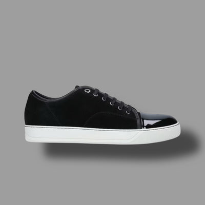 dbb1 velvet patent cap toe