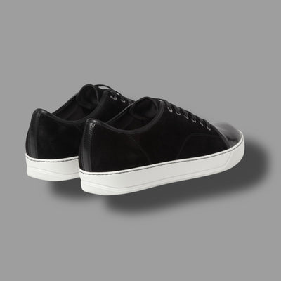 dbb1 velvet patent cap toe